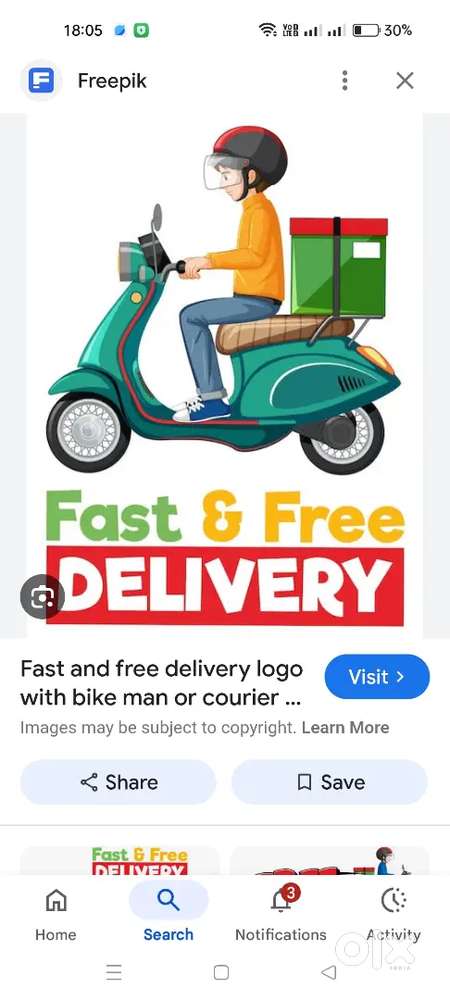 Free Parcel Delivery job
