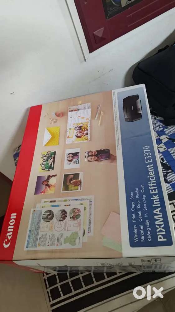 Boxed Canon PIXMA E3370 WiFi Color Inkjet Printer