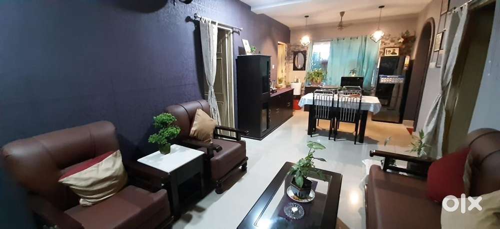 2 bhk south-facing semi-furnished flat for sale