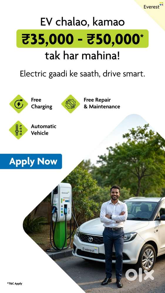 Driver Wanted: Drive EVs with Everest Fleet in Delhi