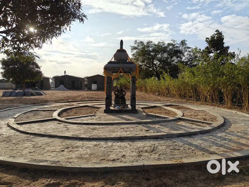 Fully gated community farm plots compound wall for the Entire layout