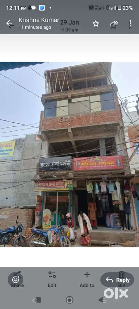 Prime location property for commercial usess exact on bhaghat chauraha