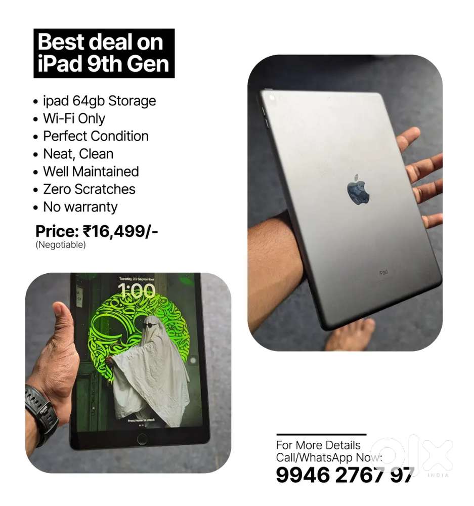 Ipad 9th gen wifi only (2023 model)