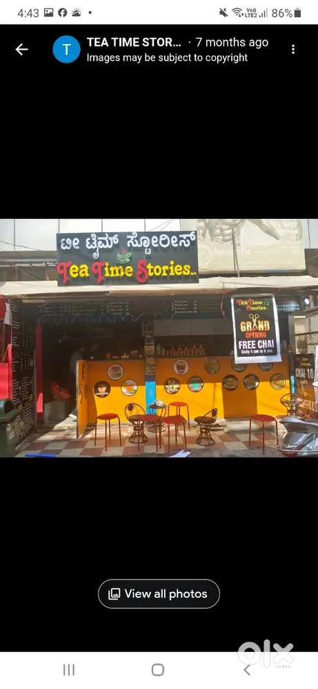 Cafe at hot location for sale