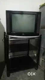 LG TV with TV Trolley(Good Working)