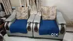 Good condition sofa set 5 seater with branded cushions