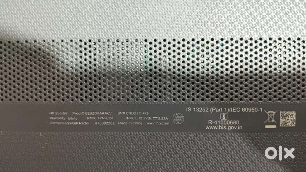 HP 255 G8 Laptop 63EZOPA AMD Ryzen tm 3 processor 3250U