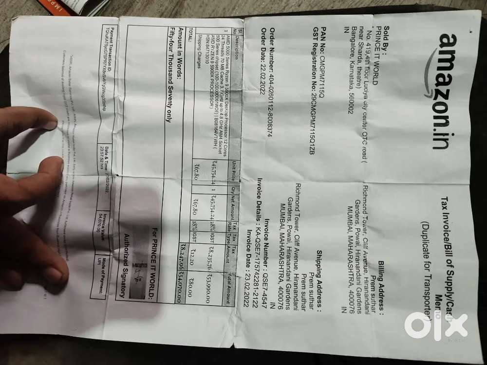 RYZEN 9 5000 series processor