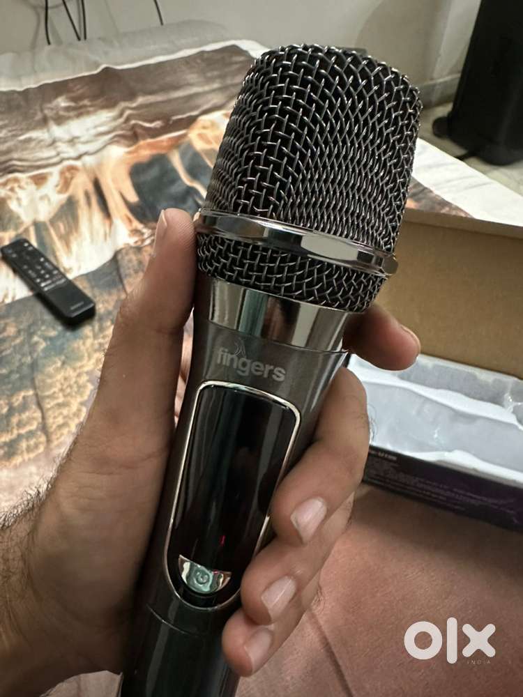 Wireless Mic Fingers With receiver Usb cable charging
