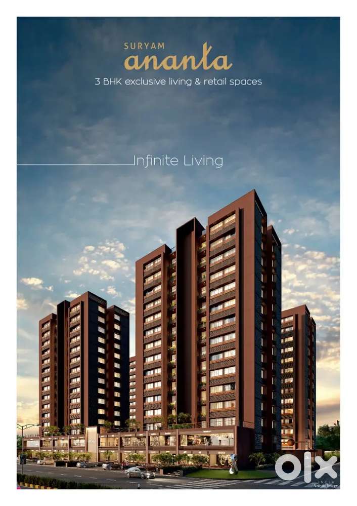 3 bhk flat prime location vastral