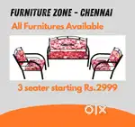 Steel Sofas, Five seats Sofas - Furniture Zone, Wardrobe Available