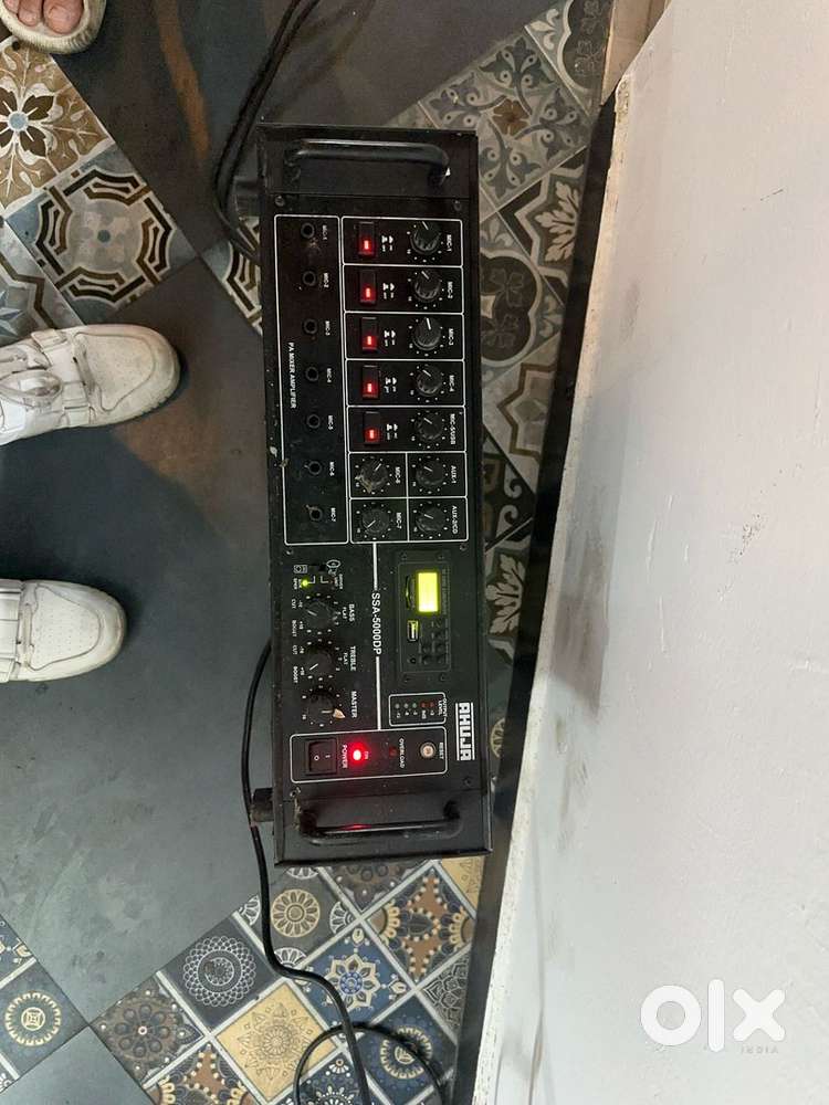 •	“Ahuja SSA-5000DP 500W PA Mixer Amplifier – Built-in Player”