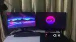 Gaming PC with Dual Monitor Setup – RTX 3050 | 2×8GB RAM | Ryzen 5