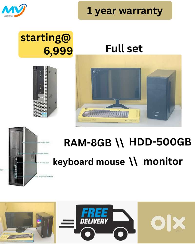 i3-i5-i7 Branded CPU  All New  1 - Year Replacement Warranty