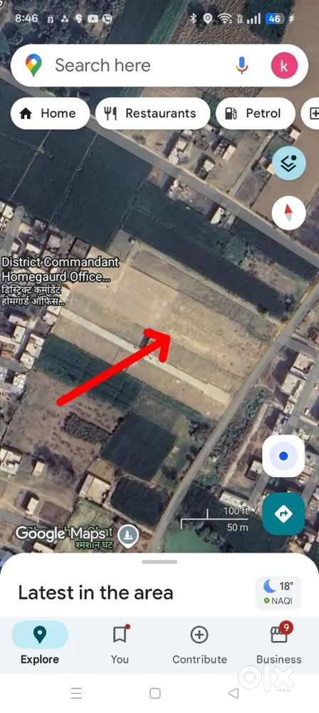 Corner ka plot bahut Sundar bikri hetu uplabdh hai