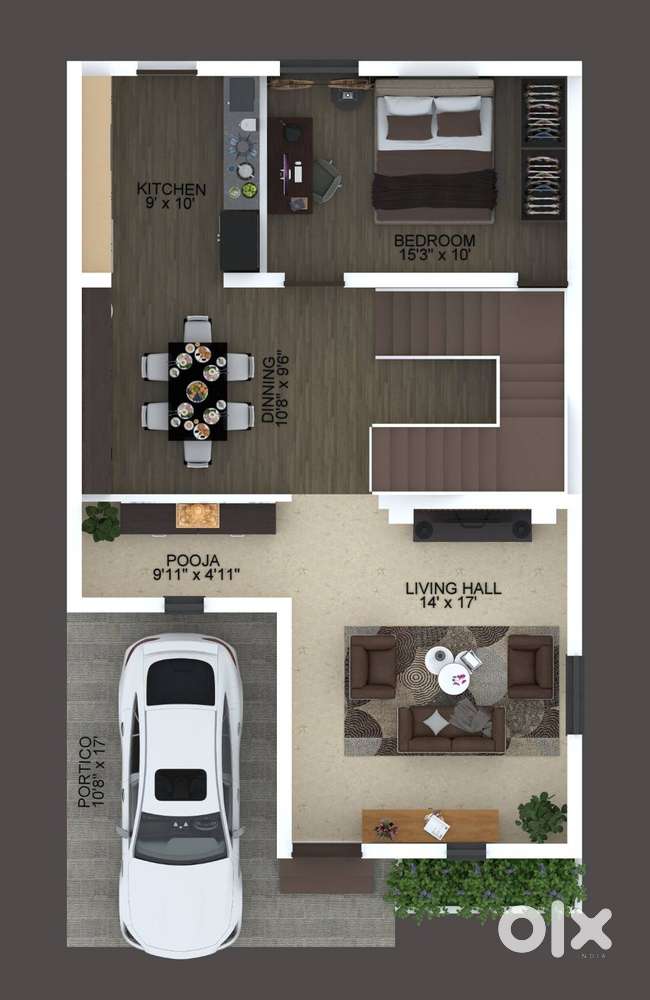 DTCP AND RERA Approved Projects  LAYOUT FACILITIES  :  •	Main entry wi