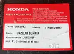 Honda City New Front Bumper