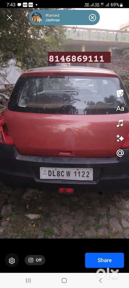 Maruti Suzuki Swift 2011 Diesel 120000 Km Driven
