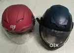 Two Branded Helmets for sale