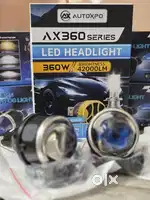 360 watts fog lamp projector bi led double beam iphcar blue lens light