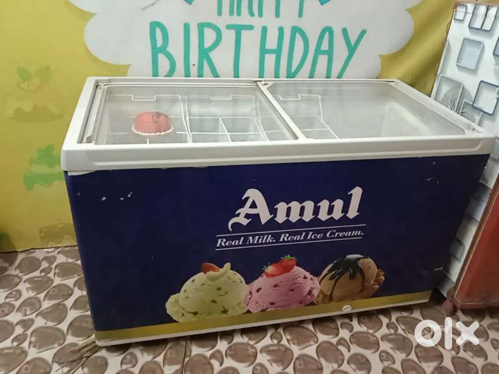 Selling the ice fridge