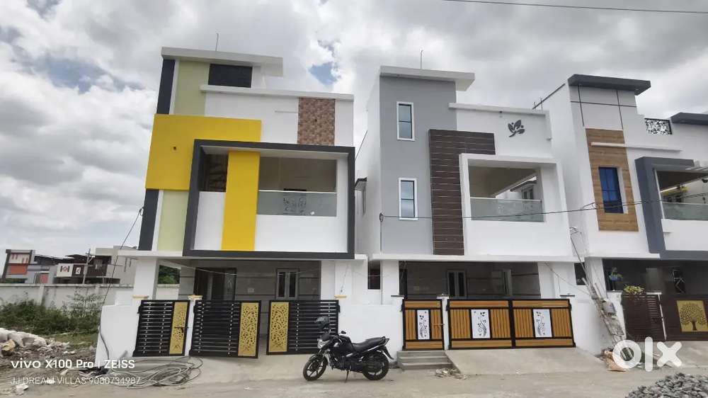 Jibu . 3bhk semi furnished house near it' park keeranatham