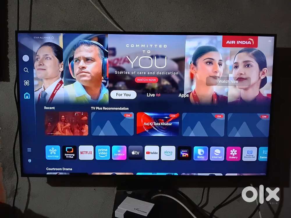 Samsung led original 4k 43 smart,4 month usesd