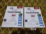 Errorless Biology NCERT Based (Vol 1 & 2) 2017 edition -new condition