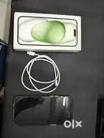 Apple iphone 15 plus 256gb mint green 100% battery health.