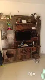 tv unit - 1 ,dining table, sofa , cooler, AC