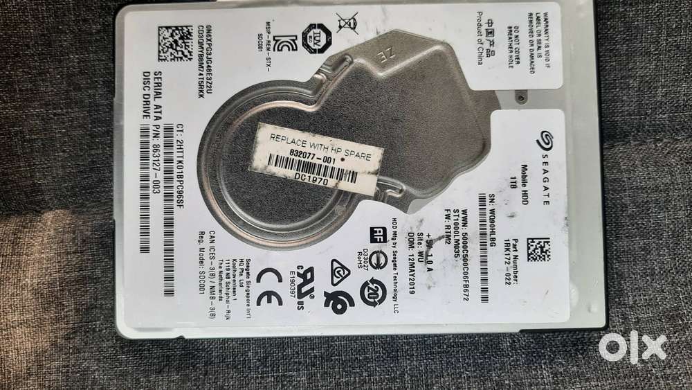 1TB HDD segate