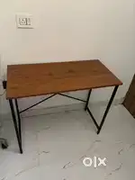 Sturdy Wooden Office Desk + Office Chair combo - Almost New