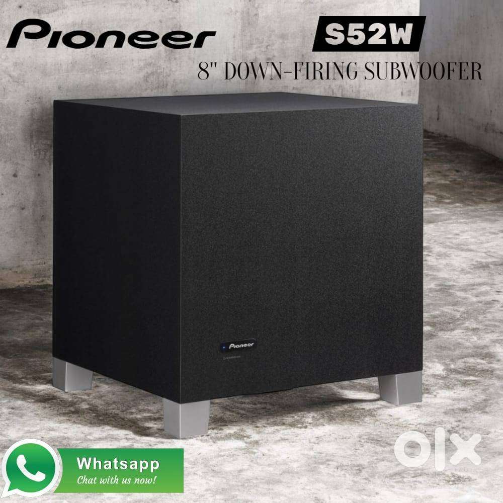 PIONEER : S52W 8 INCH DOWNFIRING SUBWOOFER