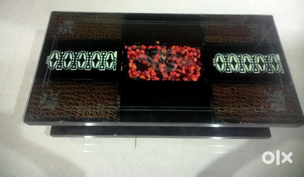 Wooden Table And Sofa