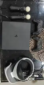 PlayStation 4 with dual sensor remote and VR