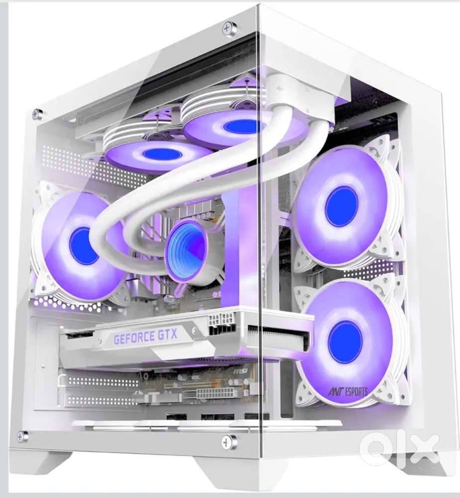 Gaming cpu with cool rgb lights