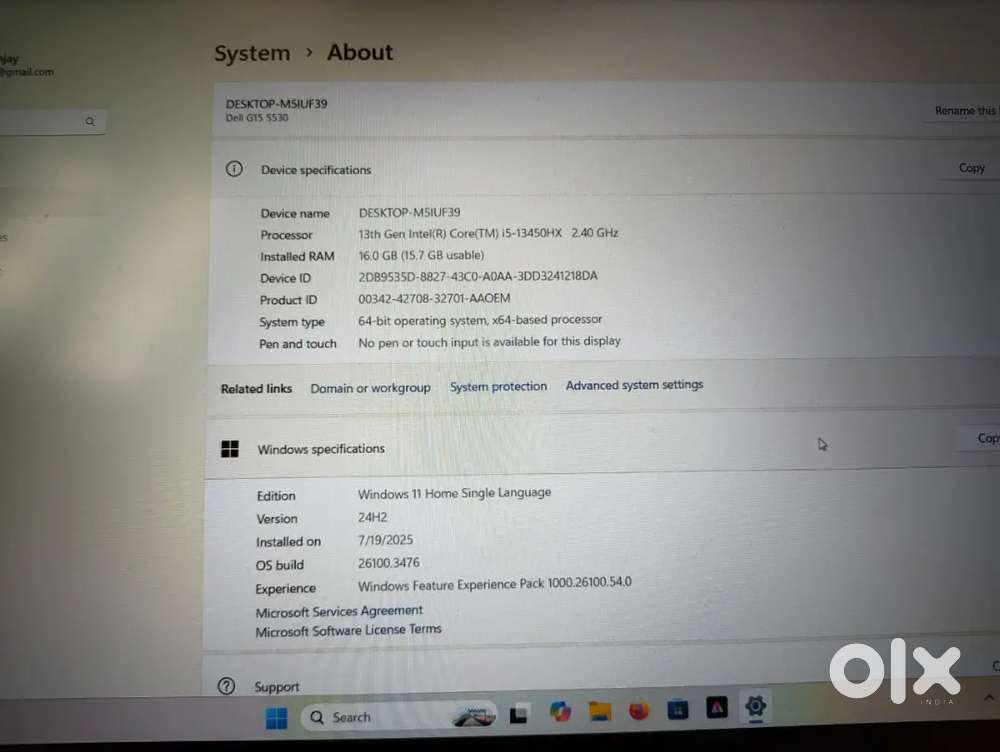 Dell g15 5530