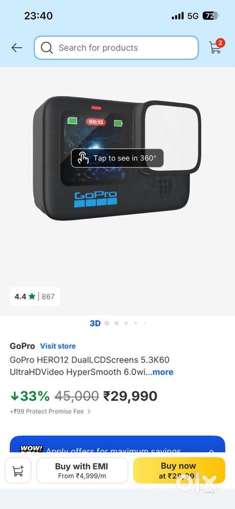 Gopro Hero 12 For Sale