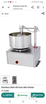 Dosa idli wet grinder machine