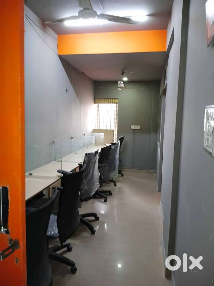 1MANAGER CABIN + 6 SEATER OFFICE SPACE
