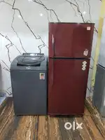 Godrej flower model double door refrigerator and washing machine