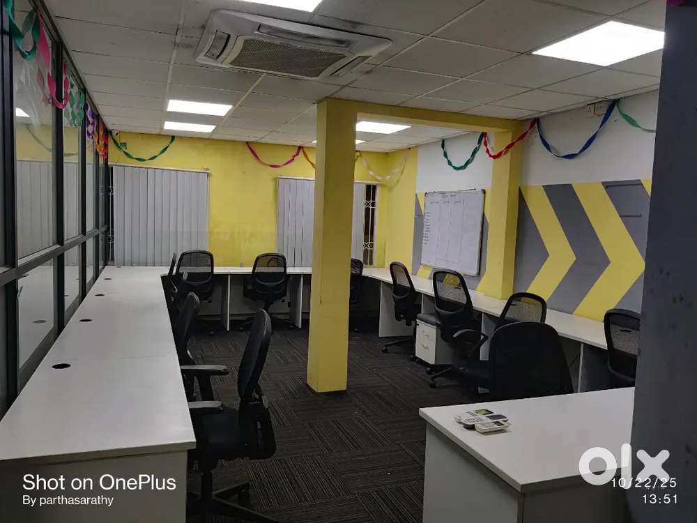Arumbakkam Anna Nagar Amijikarai fully furnished office 1000sqft