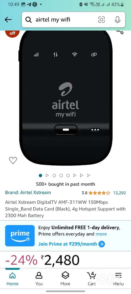 Airtel wifi