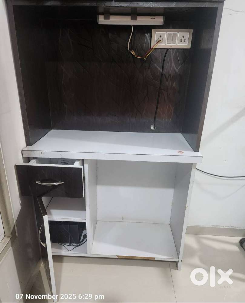 Plywood cabinet Study Table with drawer and storage for immediate sell