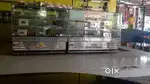 Used bakery racks and glass