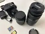 Less used canon 1300D with both lens and 2 batteris
