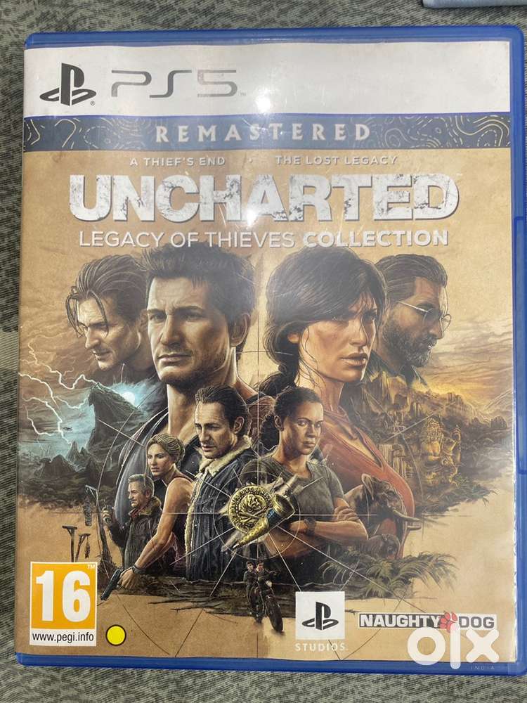 Uncharted legacy of thieves collection for ps5