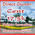 Residential Plots for Sales At Saravanampatti at 17.5L
