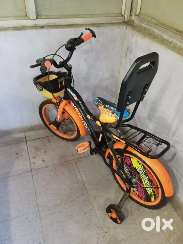Bicycle orange colour