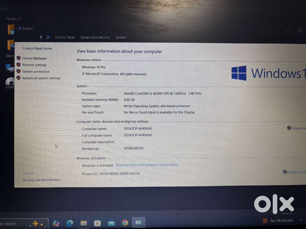 Hp laptop brand new Condtion